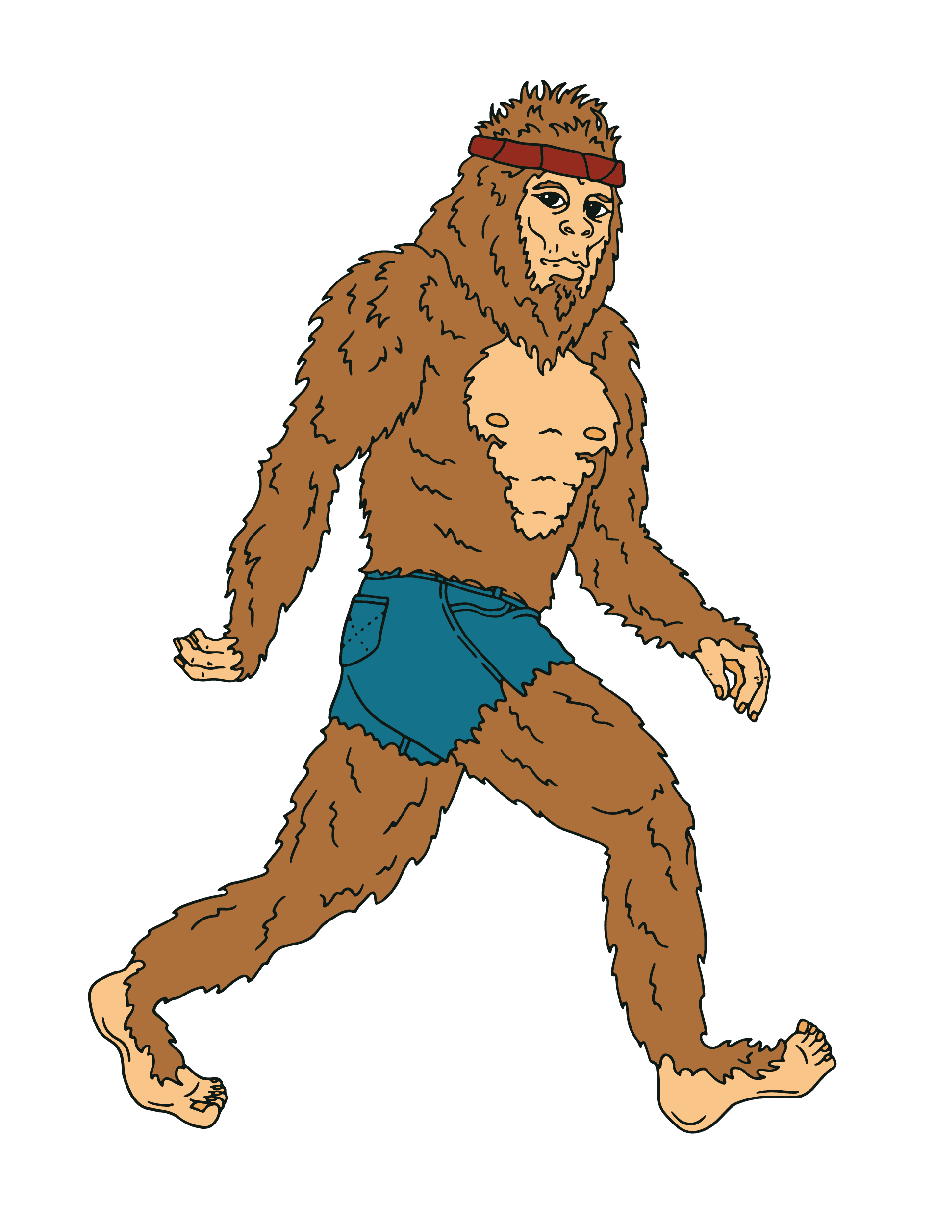 The Woodbooger, walking up to say hello